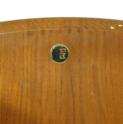 Lot 281 - A Danish teak drop-leaf dining table