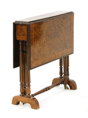 Lot 265 - A walnut miniature Sutherland table