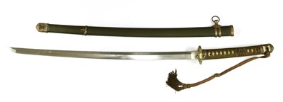 Lot 526 - A Japanese WWII shin guntō and scabbard