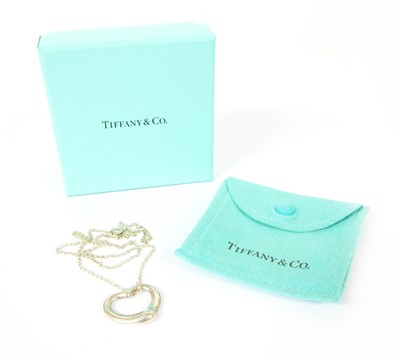 Lot 1 - A Tiffany & Co. Elsa Peretti silver heart pendant