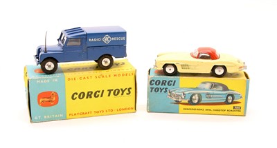 Lot 90 - Corgi Toys Mercedes-Benz 300SL Hard Top Roadster