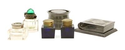 Lot 55 - Five various inkwells
