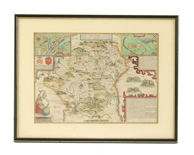 Lot 253 - A John Speede map of Hertfordshire