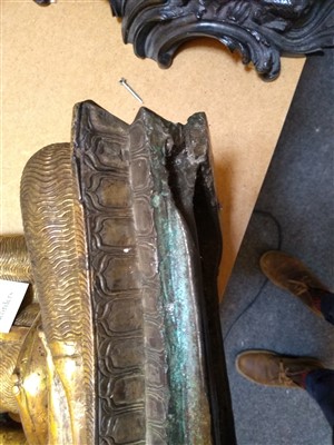Lot 564 - A gilt bronze figure of Buddha