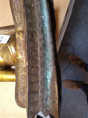Lot 564 - A gilt bronze figure of Buddha