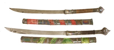 Lot 523 - Two dha swords