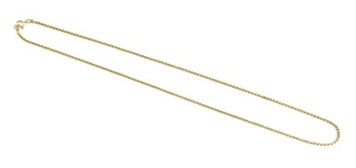 Lot 2 - A 9ct gold 'S' link necklace