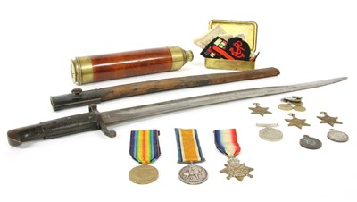 Lot 66 - A group of British WW1 medals