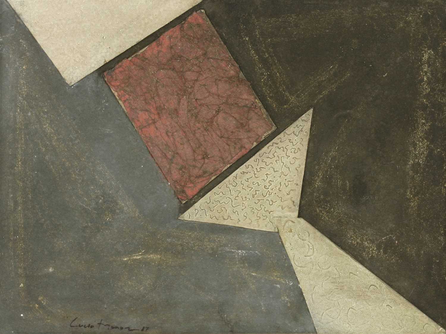 Lot 419 - Lucio Munoz (Spanish, 1929-1998)