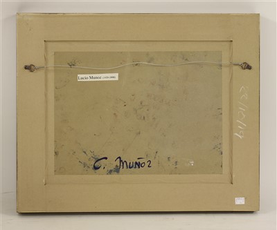 Lot 419 - Lucio Munoz (Spanish, 1929-1998)