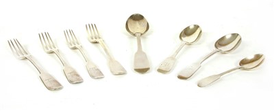 Lot 49 - A quantity of hallmarked silver flatware