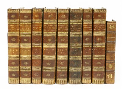Lot 89 - Clarendon, Earl of: 1- History of the Rebellion and civil wars in England