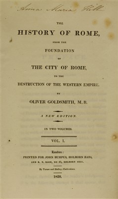 Lot 90 - Goldsmith, Oliver: 1- History of the earth, and animated nature