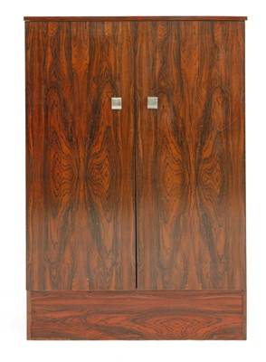 Lot 405 - A rosewood finish cabinet