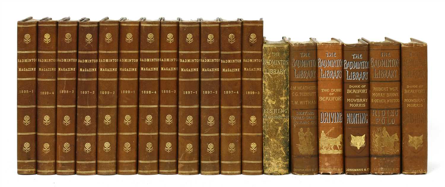 Lot 84 - The Badminton Magazine of Sports and Pastimes