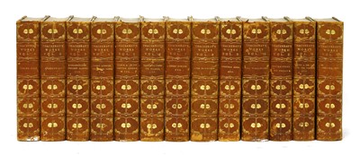 Lot 75 - BINDING: 1- Thackeray, W M: The works
