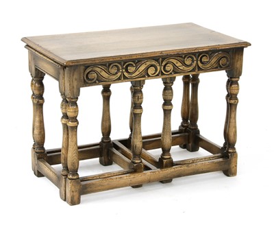 Lot 142 - An Ipswich oak nest of tables
