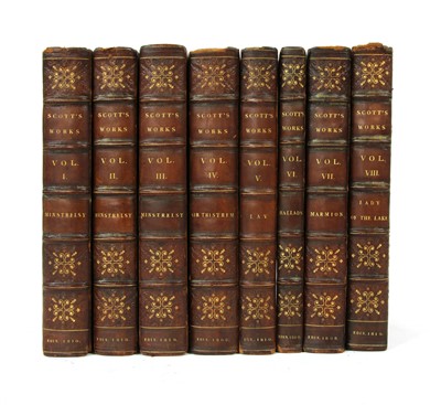 Lot 303 - BINDING: A large quantity of mainly 19th century full and half leather bound books