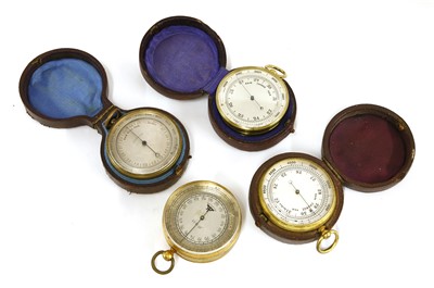 Lot 369 - Four pocket barometer/altimeters