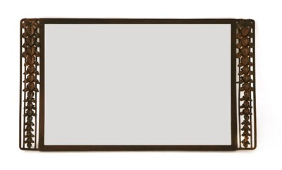 Lot 93 - A French iron mirror