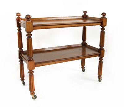 Lot 376 - A Victorian mahogany two-tier buffet