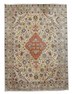 Lot 189 - A Tabriz carpet