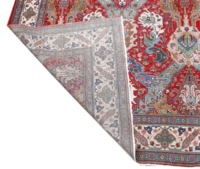 Lot 282 - A Tabriz carpet