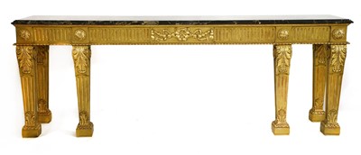 Lot 688 - A George III carved and giltwood hall table
