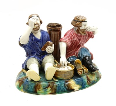 Lot 326 - A Russian Kuznetsov porcelain figure