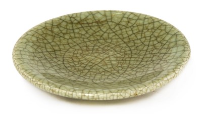 Lot 53 - A Chinese ge-type saucer