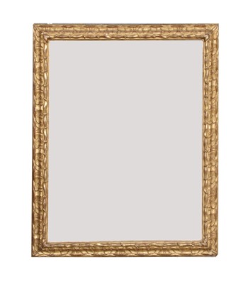 Lot 343 - A carved giltwood wall mirror