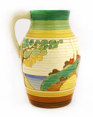 Lot 133 - A Clarice Cliff 'Secrets' single-handled Lotus vase
