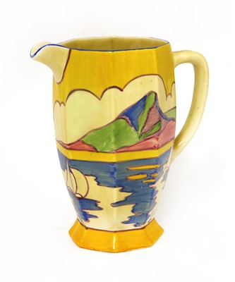 Lot 125 - A Clarice Cliff 'Gibraltar' Athens jug