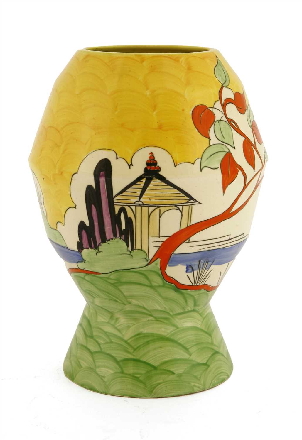 Lot 135 - A Clarice Cliff 'Japan' vase