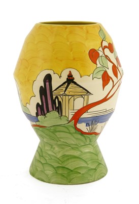 Lot 135 - A Clarice Cliff 'Japan' vase