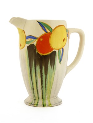 Lot 122 - A Clarice Cliff 'Delicia Citrus' coronet jug