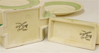 Lot 172 - A Clarice Cliff 'Stroud' Stamford tea-for-two