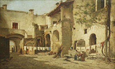 Lot 757 - Pasquale Ruggiero (Italian, 1851-1916)