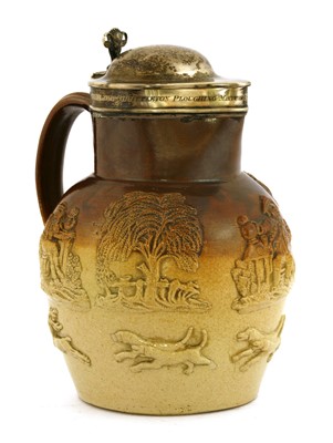 Lot 335 - A William IV Mortlake-type jug