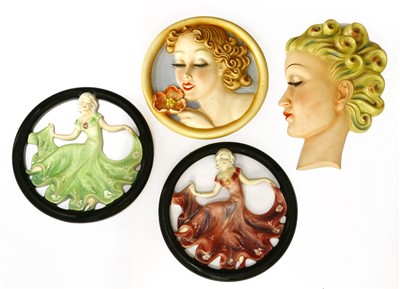 Lot 233 - Two Goebel wall masks