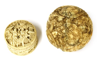 Lot 113A - A Japanese ivory okimono