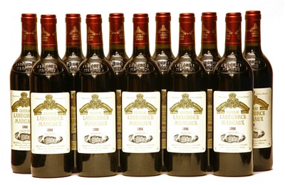 Lot 146 - Château Labegorce, Margaux, Cru Bourgeois Supérieur, 1996, 11 bottles (owc)