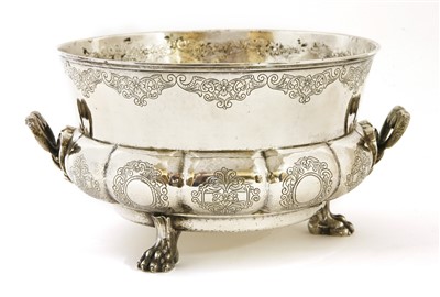 Lot 88 - A Swedish white metal bowl