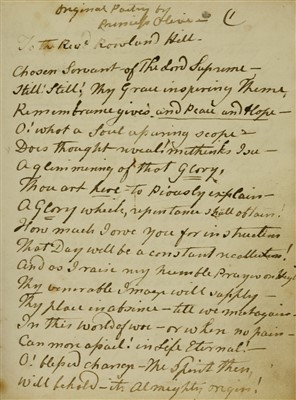 Lot 103 - MANUSCRIPT: Olive, Princess of Cumberland