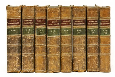 Lot 87 - Johnson, Samuel [ed]: The Plays of William Shakespeare