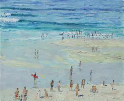 Lot 84 - Ken Howard RA (b.1932)