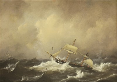 Lot 630 - Circle of Charles Louis Verboeckhoven (Belgian, 1802-1889)