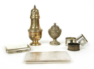 Lot 105 - Mixed silver wares
