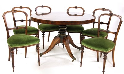 Lot 528 - A rosewood centre table