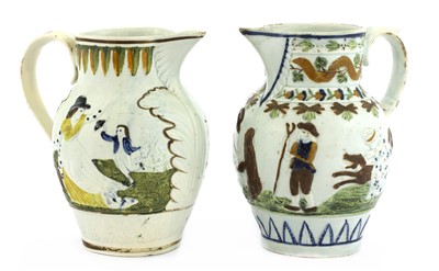 Lot 297 - Two Pratt ware jugs